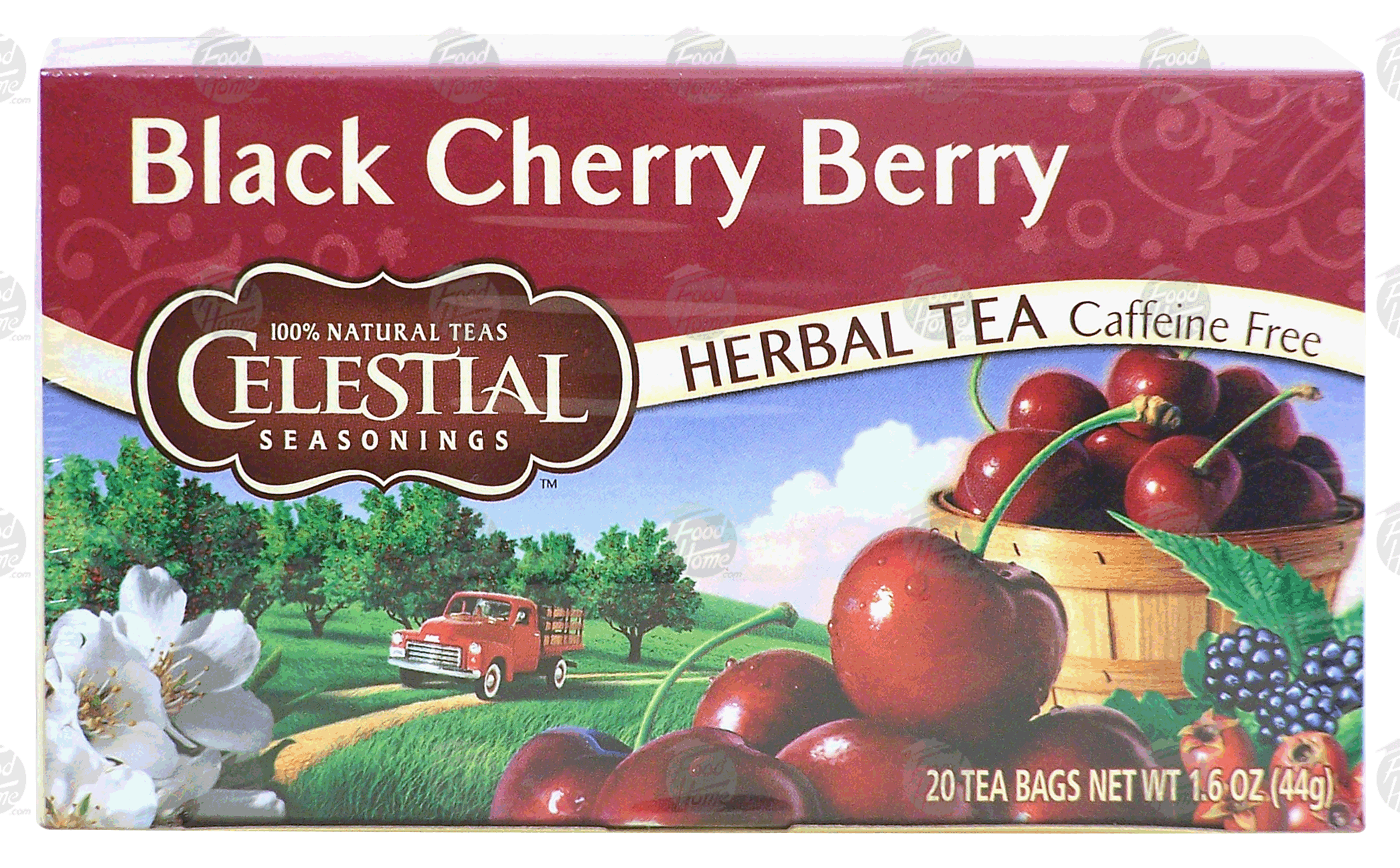 Celestial Seasonings  black cherry berry caffeine free herbal tea Full-Size Picture